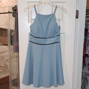 Francesca's Collections Sky Blue Dress